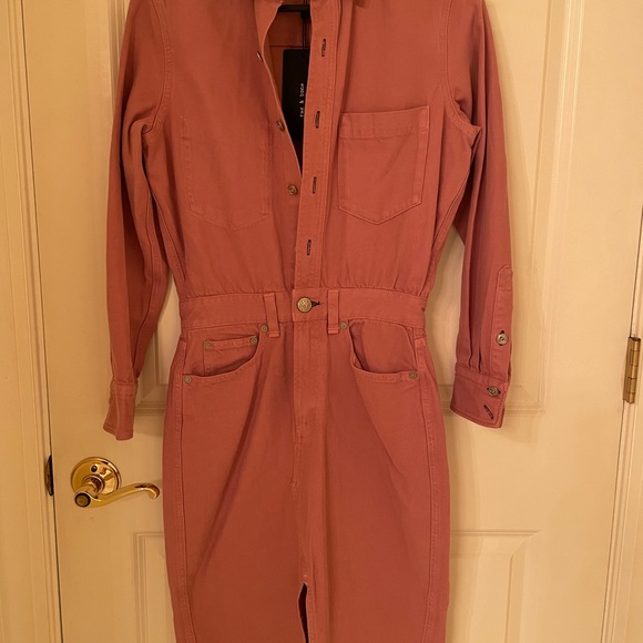 Rag & bone all in one denim dress - Picture 3 of 3